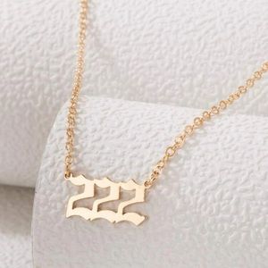 222 chain necklace